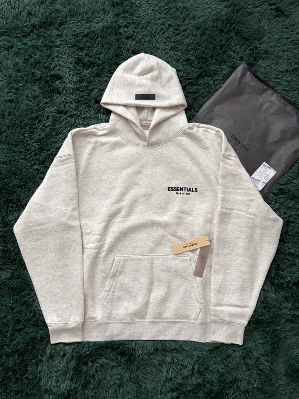 Fear Of God Essentials Light Oat Hoodie